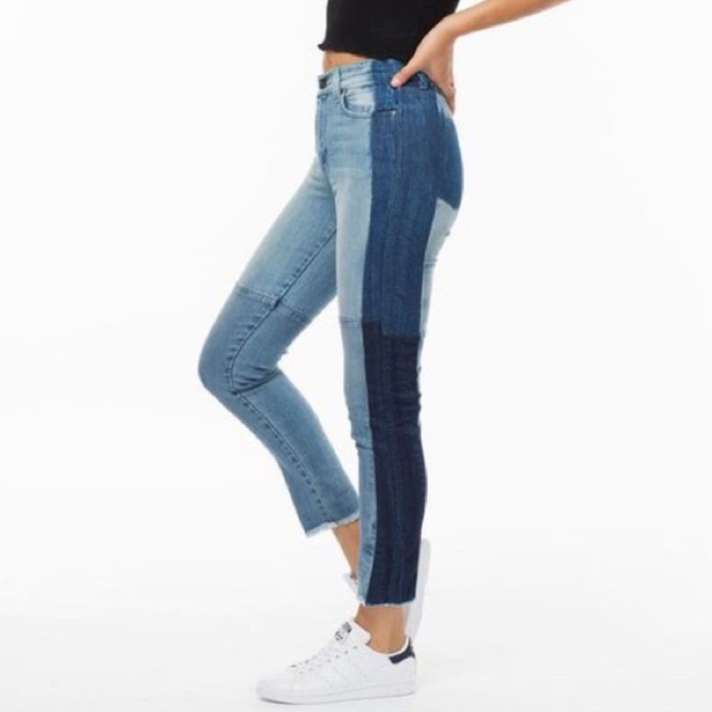 REVICE - Highwaisted Patchwork Jeans